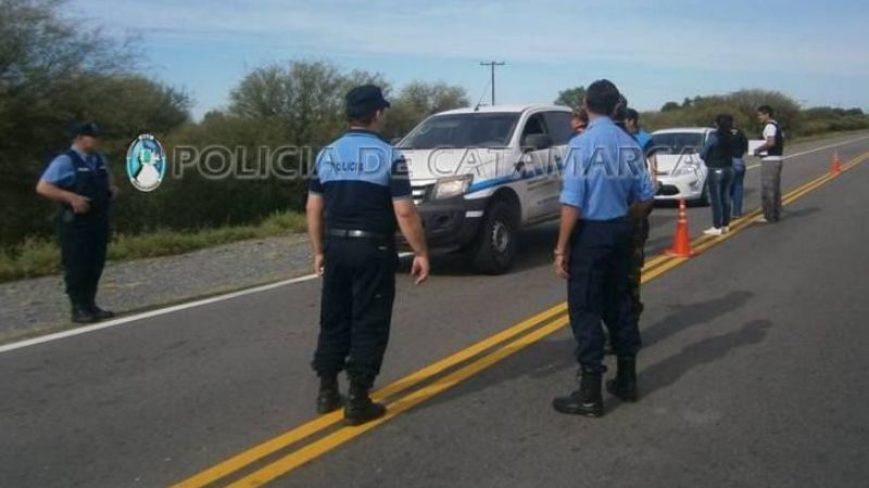 Control interprovincial en la Ruta Nacional N°38