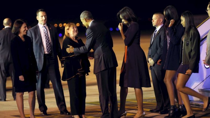 La llegada de Obama a Argentina
