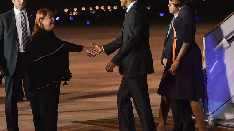 La llegada de Obama a Argentina