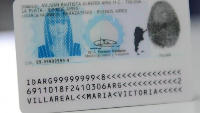 Nueva prórroga para la vigencia del viejo DNI