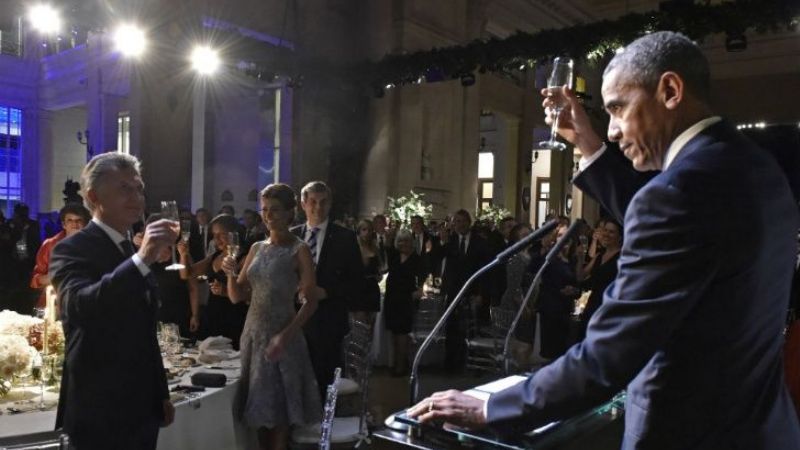Obama intercambió elogios con Macri
