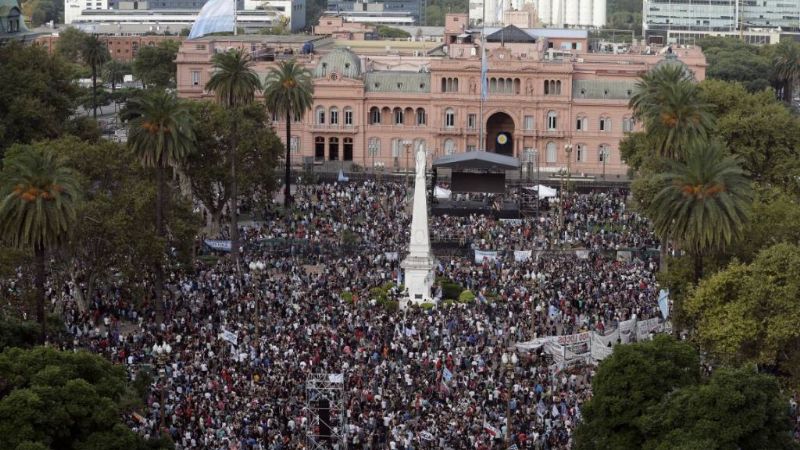 Consigna de la Memoria: "Sin derechos no hay democracia"