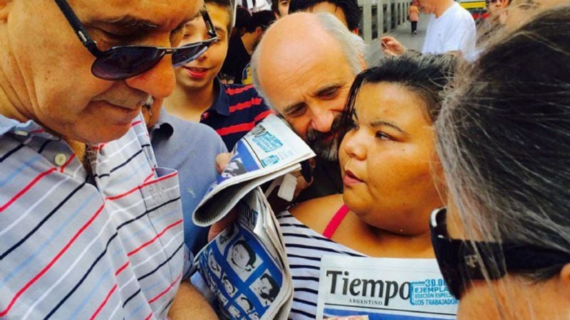 Consigna de la Memoria: "Sin derechos no hay democracia"