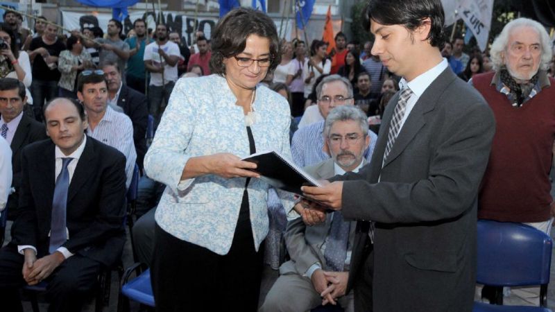 Corpacci presidió el acto por el Día de la Memoria, la Verdad y la Justicia