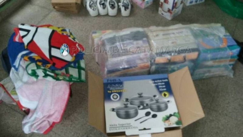 Secuestran mercadería en puesto caminero