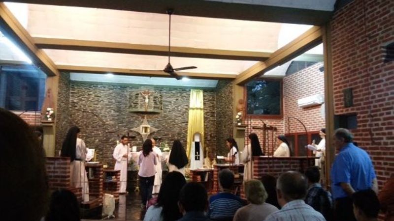 Misa de la Ultima Cena en el Monasterio