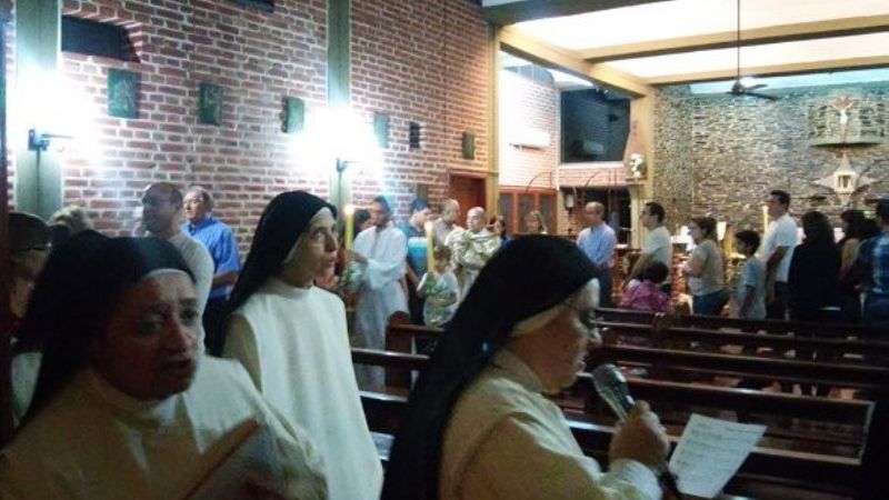 Misa de la Ultima Cena en el Monasterio