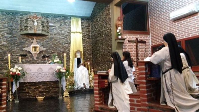 Misa de la Ultima Cena en el Monasterio