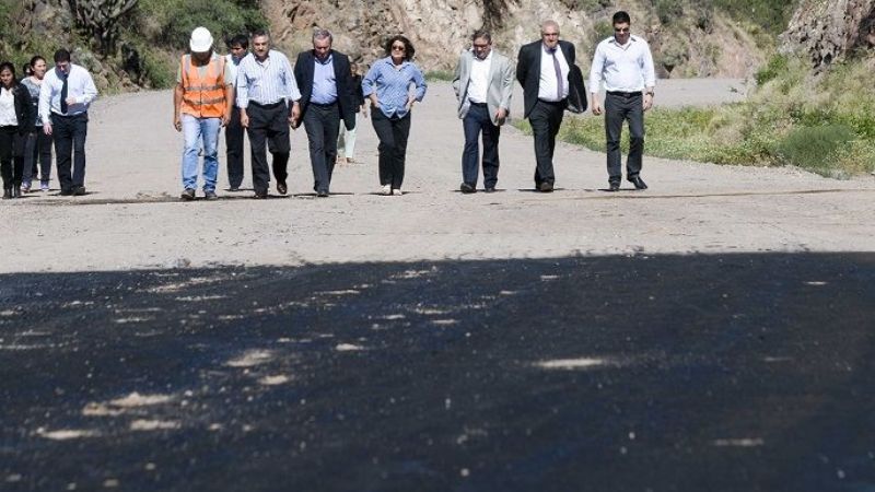 La Quebrada de Moreira está concluida a fin de año la primer etapa