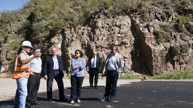 La Quebrada de Moreira está concluida a fin de año la primer etapa