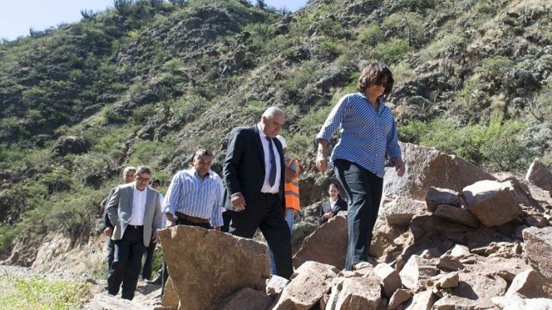 La Quebrada de Moreira está concluida a fin de año la primer etapa