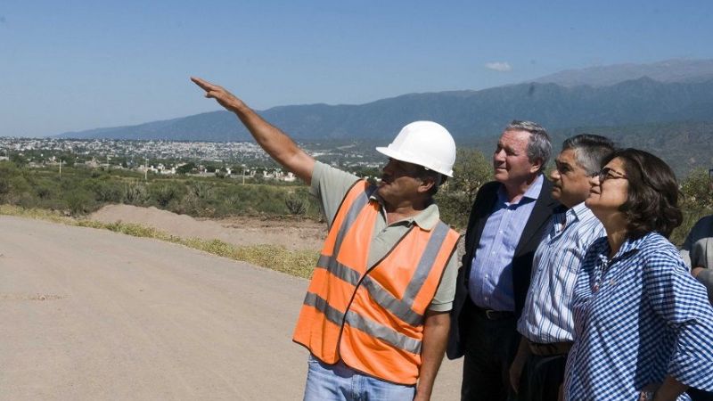 La Quebrada de Moreira está concluida a fin de año la primer etapa