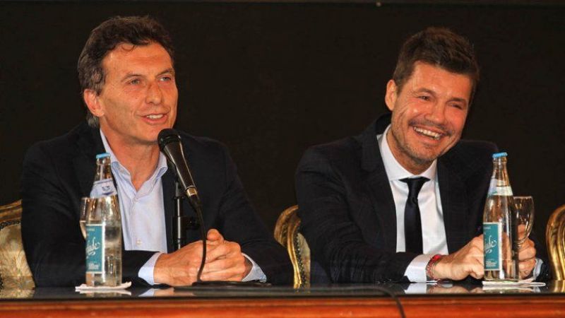 Macri recibió a Marcelo Tinelli en la quinta de Olivos