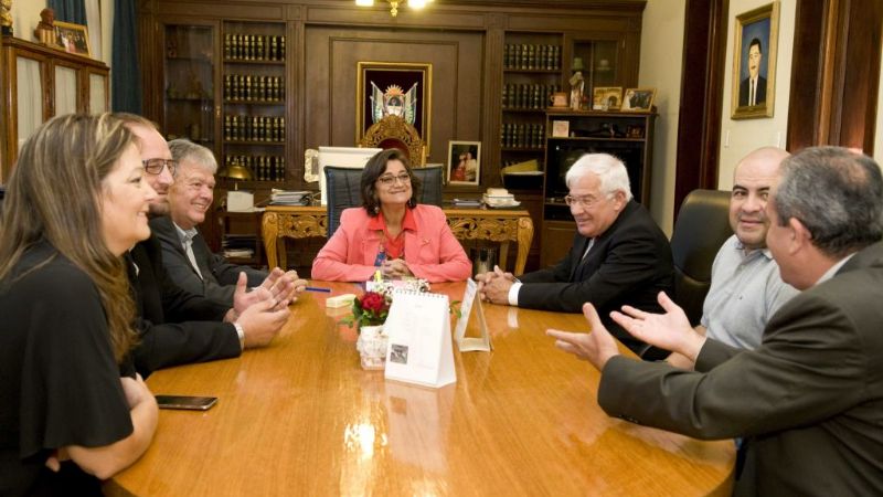 Lucía recibió a las autoridades de COPACI