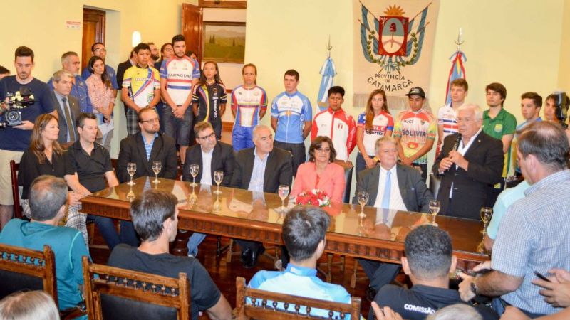 El vicegobernador presente en el lanzamiento del Panamericano de Mountain Bike