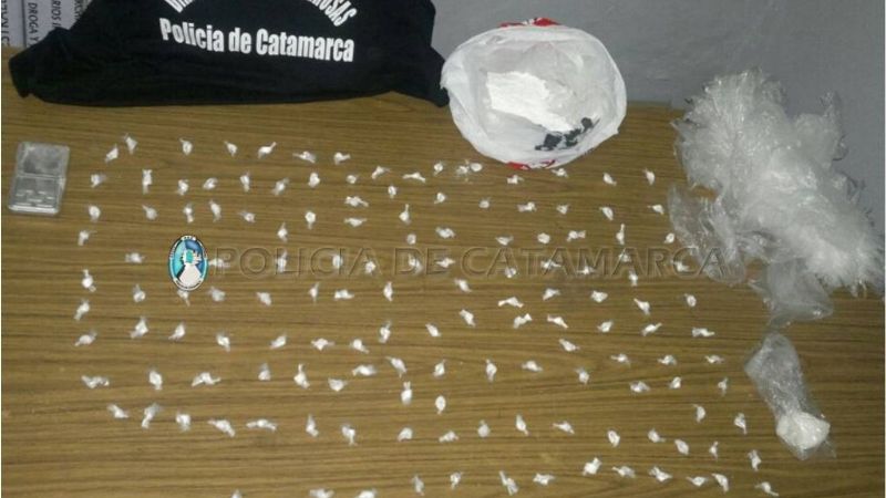 Secuestran un kilo y medio de cocaína de máxima pureza