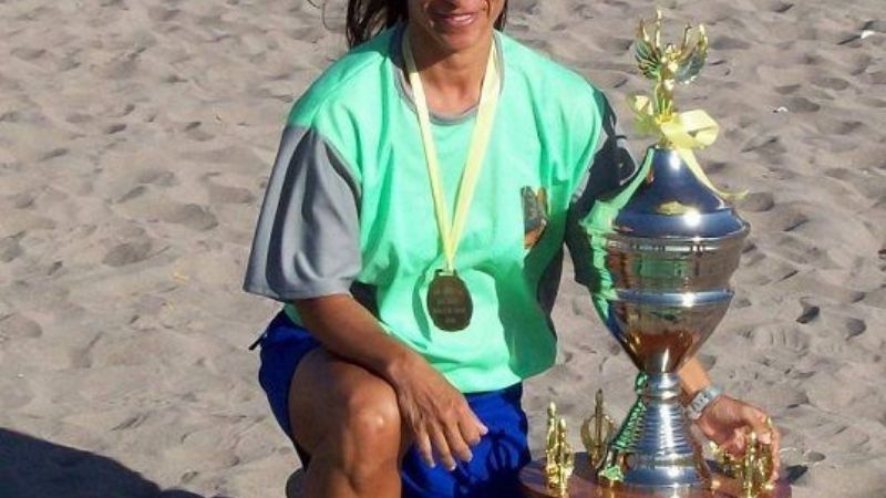 Pensa, en la Maratón de Santiago de Chile