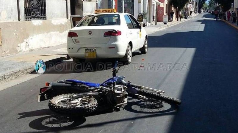 Accidente en el micro centro