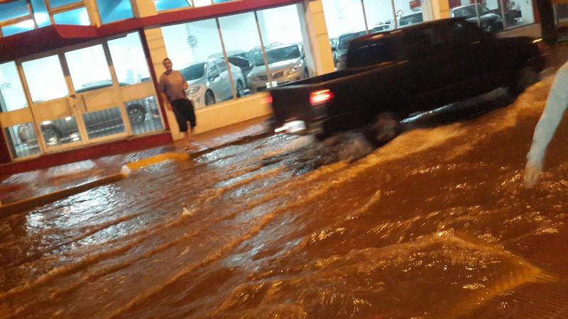 Impresionante diluvio en Catamarca