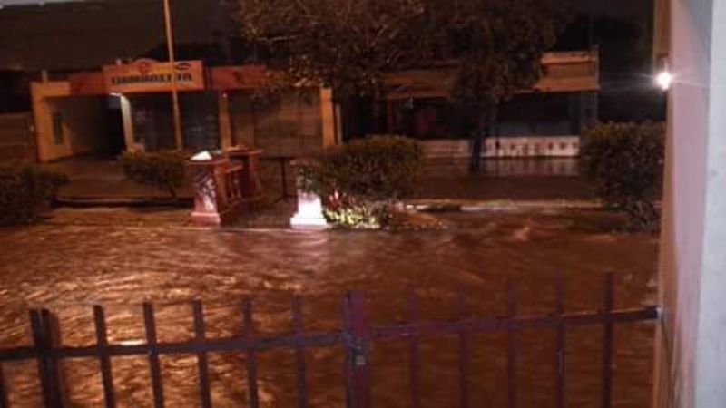 Impresionante diluvio en Catamarca