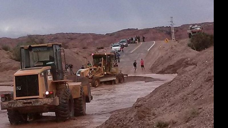 La Ruta Nacional 60 está interrumpida en Mazán, La Rioja
