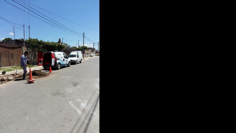 Derroche de agua potable en el sur capitalino