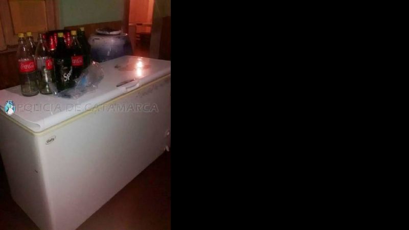 Recuperan un freezer y bebidas robadas