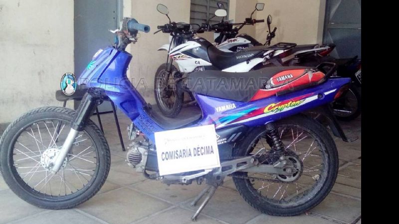 Secuestran moto requerida por la justicia