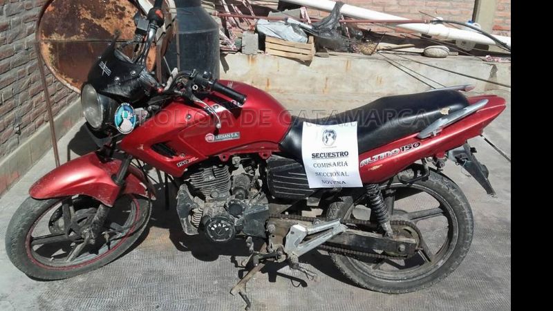 Secuestraron una moto abandonada