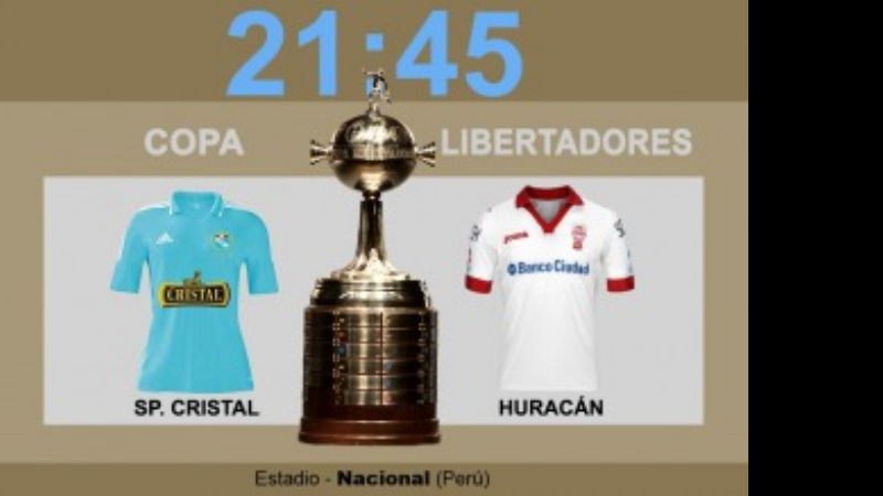 Huracán visita hoy al Sporting Cristal en Perú