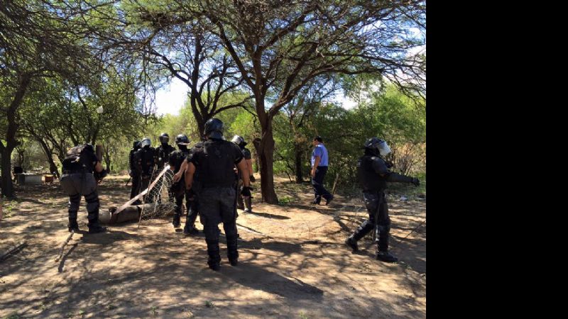 Desalojaron a los ocupas de Batalla de San Lorenzo