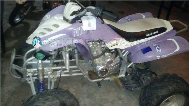 Intentaron robar, se dieron a la fuga y abandonaron un cuatriciclo