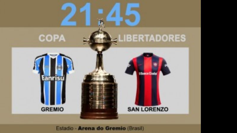 San Lorenzo visita a Gremio, en su lucha por clasificar