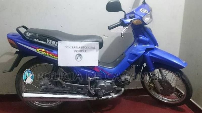 Recuperan una moto sustraída este jueves