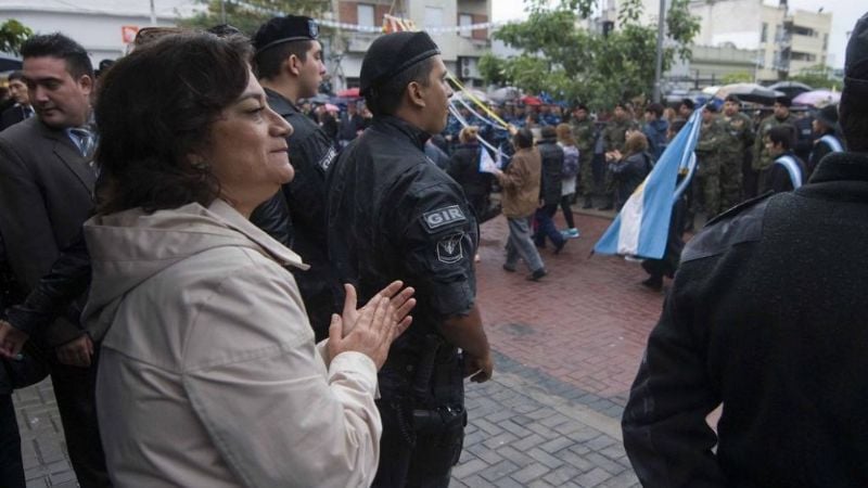 Lucía en la Procesión