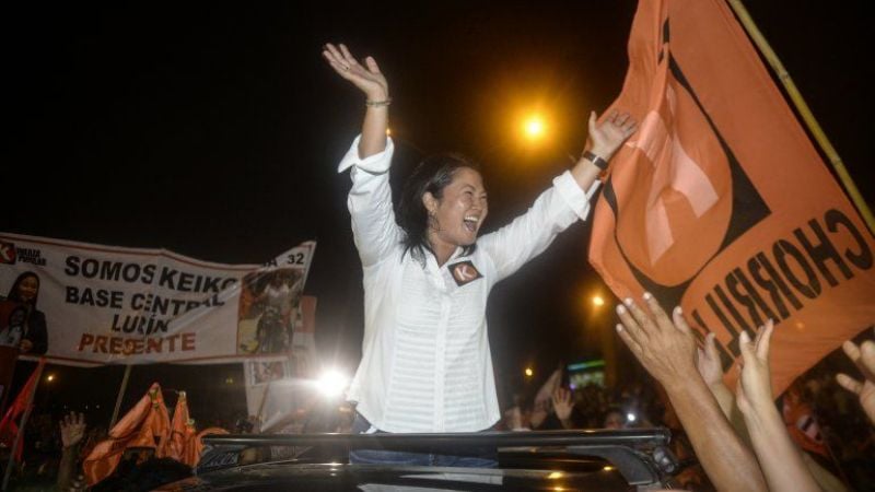 Keiko Fujimori ganó por amplio margen, pero habrá ballotage