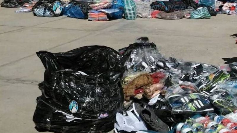 Secuestran mercadería en Santa María