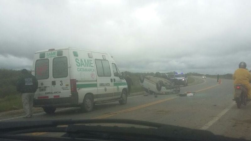 Vuelco en la Circunvalación