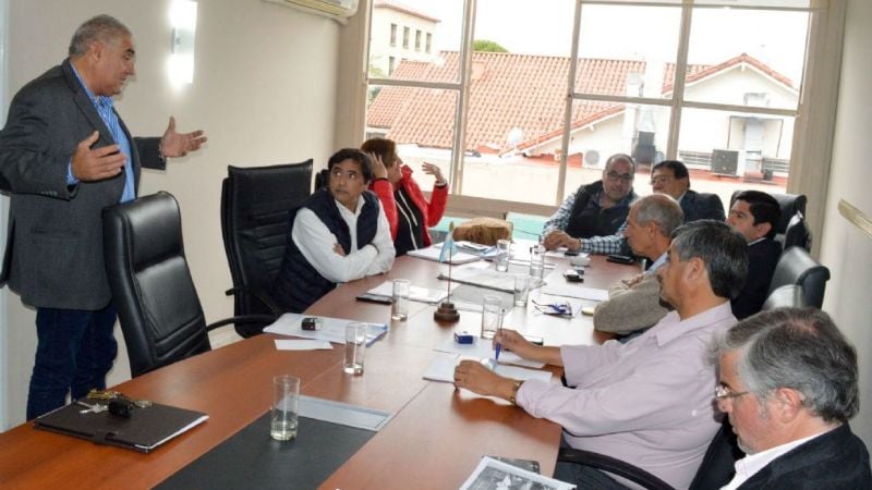 Senadores recibieron al delegado comunal de Rumi Punco