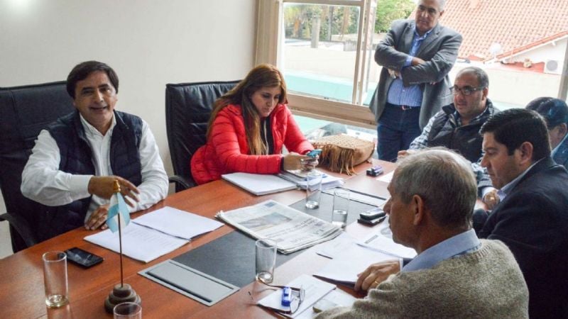 Senadores recibieron al delegado comunal de Rumi Punco