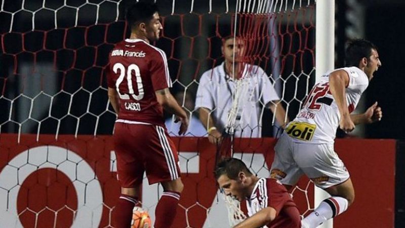 El ex Boca, Calleri fue el verdugo de River en San Pablo