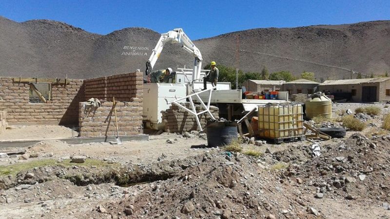 Trabajos y mejoras de servicio eléctrico en la Puna catamarqueña