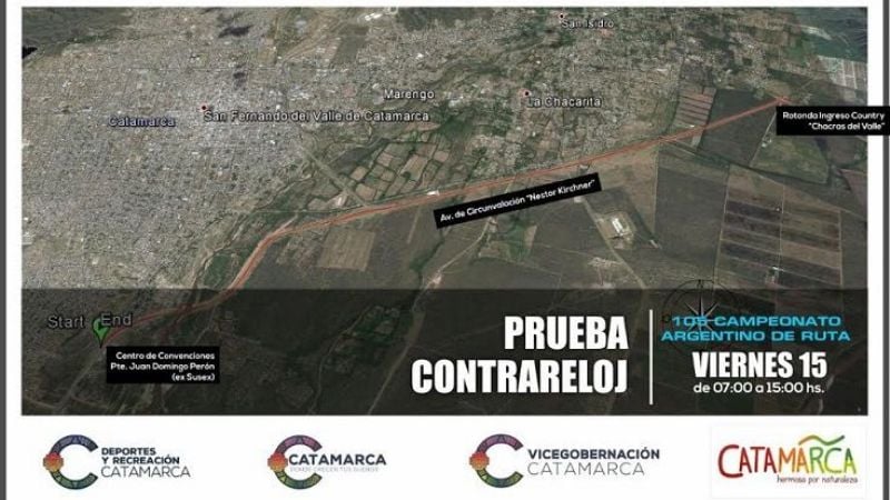 Todo listo para el Argentino de ruta de ciclismo