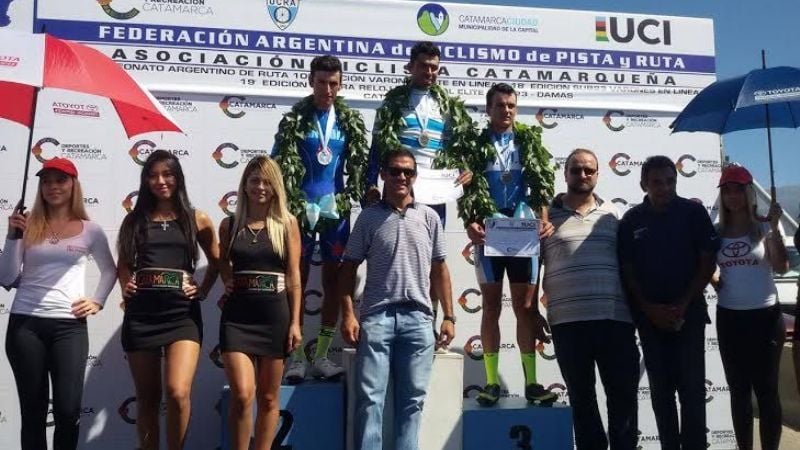 Cerró la primera jornada del Argentino de Ciclismo