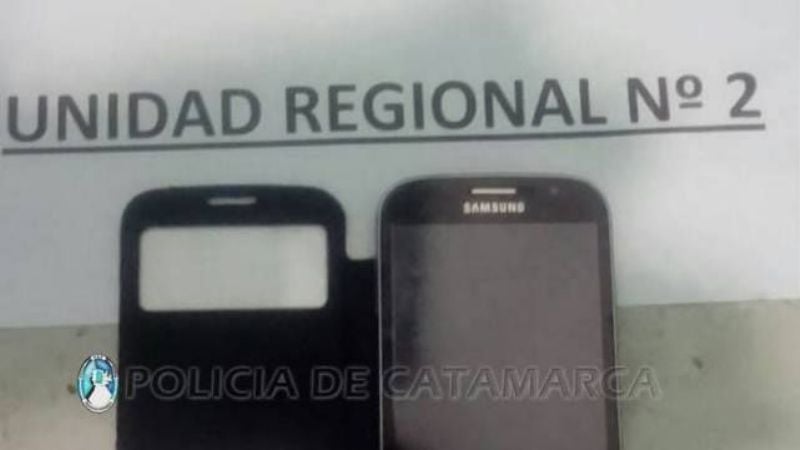 Recuperaron un celular en La Paz