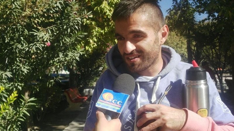 El santamariano “Tiki” Peralta en su mejor momento futbolístico en Policial