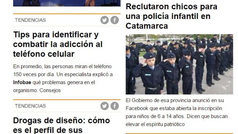 Repercusión nacional sobre la creación de la Policía Infantil en Catamarca