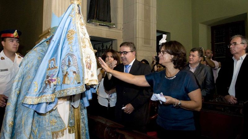 Se realizó la Bajada de la Virgen