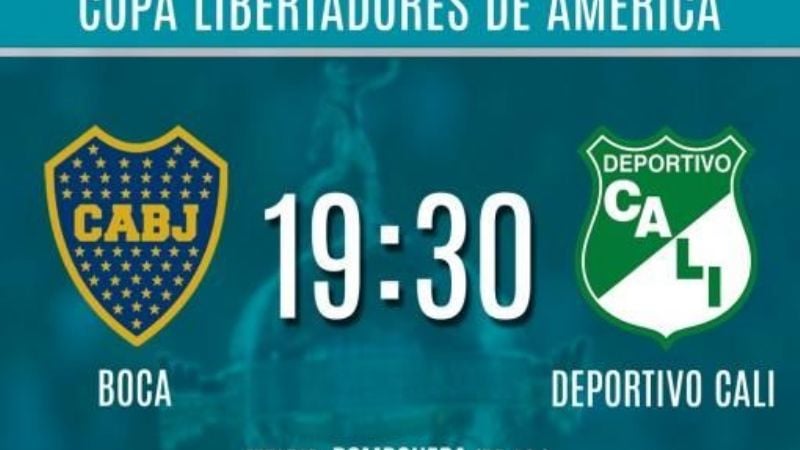 Boca Juniors espera terminar líder, ganándole al Deportivo Cali