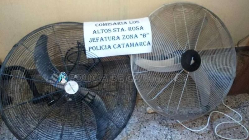 Secuestran dos ventiladores en Los Altos